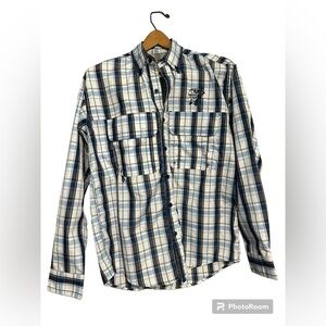 Mossy Oak Fishing Long Sleeve Fishing Button Down Men’s Size S